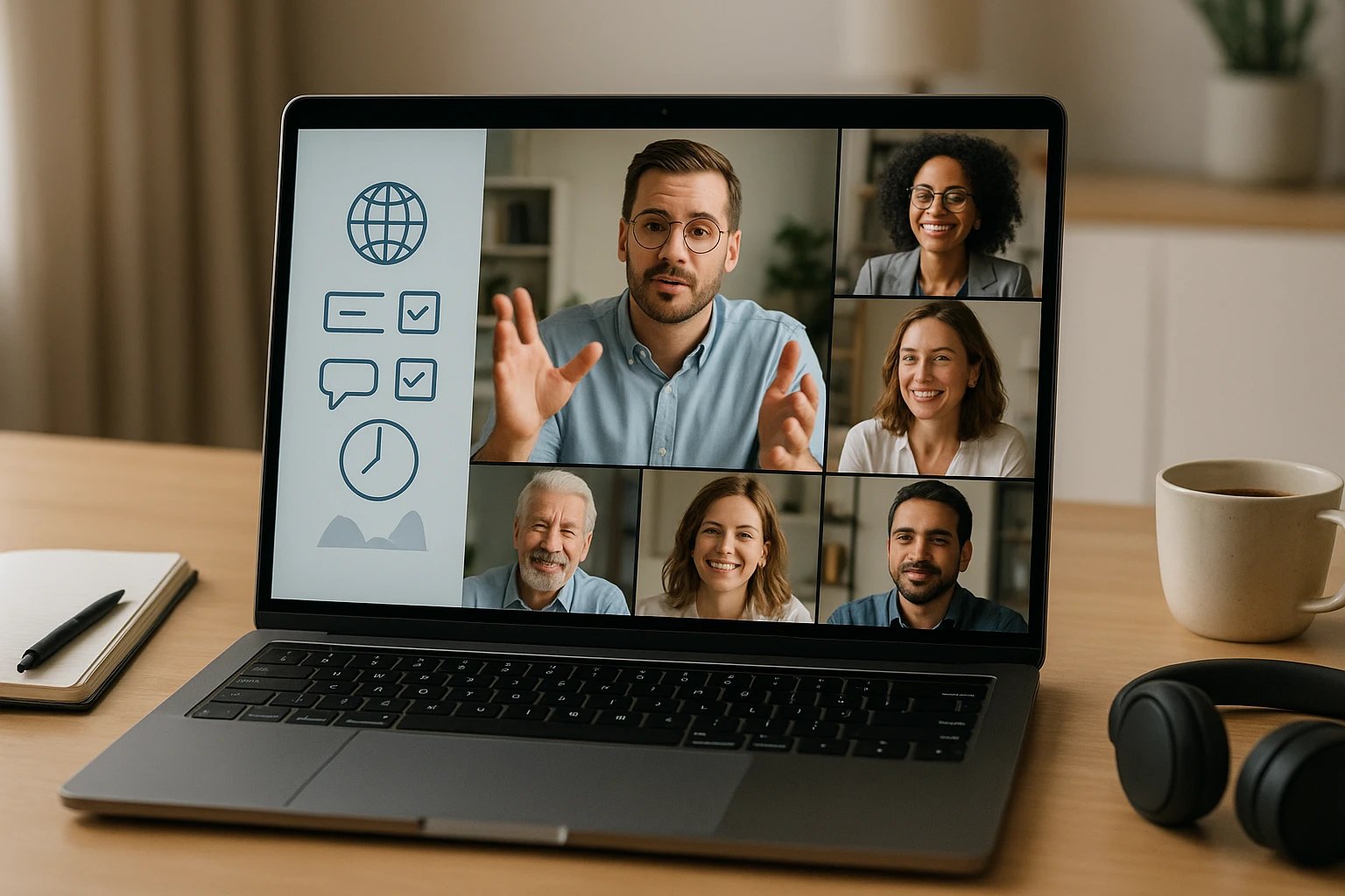 How to Conduct Online Meetings in English